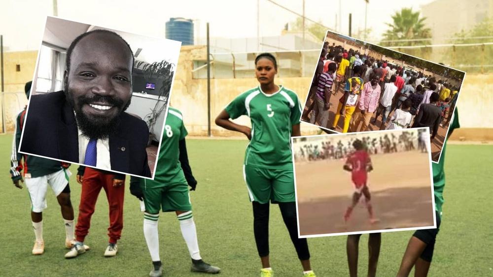 في إحدى غرائب الكرة الأفريقية النسوية.. وزير الشؤون الإنسانية بجنوب السودان يطلق النار في الهواء من أجل إخراج زوجته الملقبة بـ"ألويل ميسي" من الملعب!