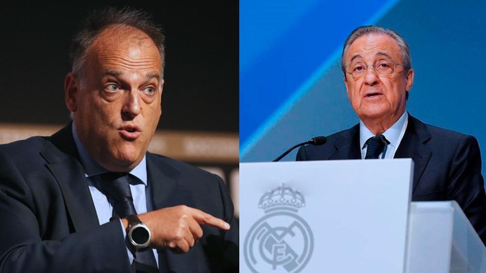 تيباس رئيس الليغا: "قُلت إن فلورنتينو بيريز كان جاهلًا جدًا والآن أقول إنه خاسر ودوري السوبر سيتسبب في وفاة كرة القدم"