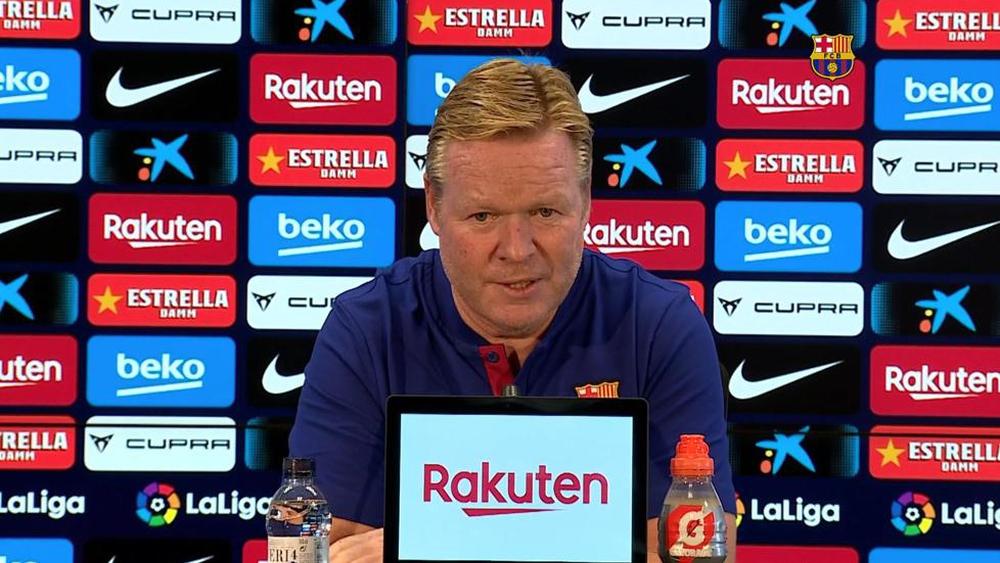 كومان: "لقب الليجا لا يزال بين أيدينا وسنعوّل على خبرات بعض اللاعبين"