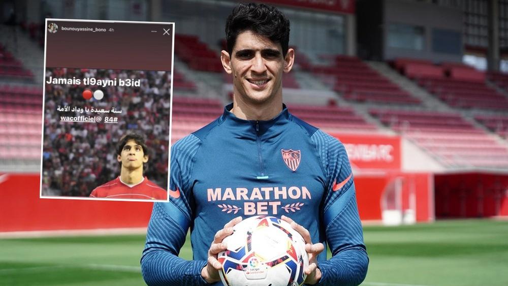 بونو يهنئ مكونات الوداد بمناسبة الذكرى الـ84 لتأسيس النادي ويكتب: "جَامِي تْلقَاينِي بْعيدْ"