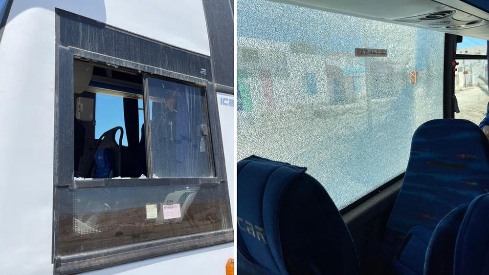 جماهير نجم المتلوي التونسي "تهاجم" حافلة المنستيري بالعصي والحجارة