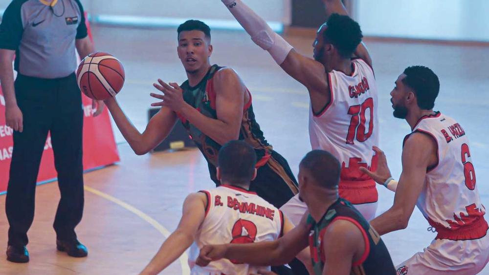 الدورة  الأولى إياب من بطولة القسم الممتاز لكرة السلة الفتح الرياضي والمغرب الفاسي بالعلامة الكاملة