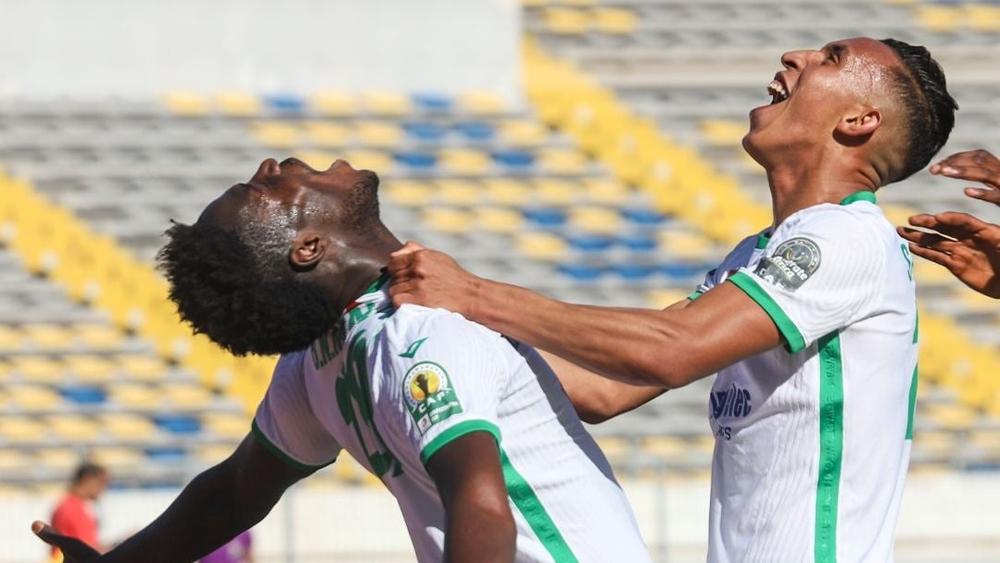 الرجاء أول فريق يُحرز 4 أهداف في شوط واحد بالكونفدرالية منذ 2018 حينما سجلها أيضًا أمام أدوانا ستارز