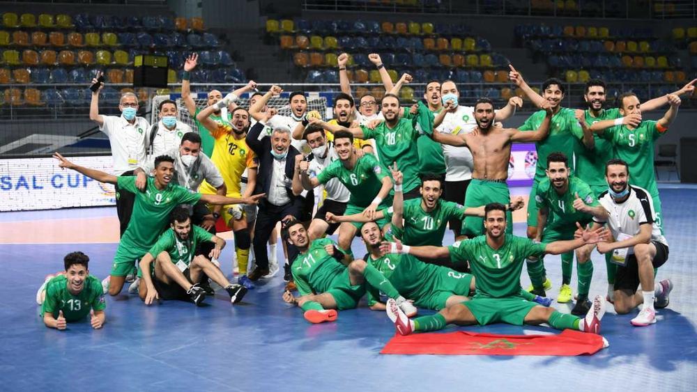 رئيس الاتحاد العربي يهنئ المنتخب المغربي على تتويجه بالبطولة العربية لكرة القدم داخل القاعة على حساب مصر