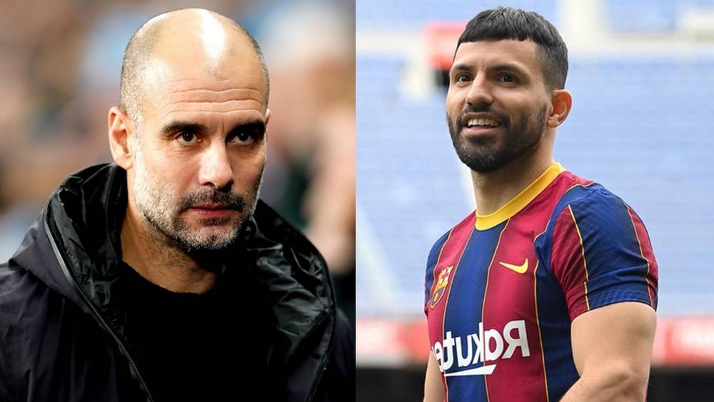 جوارديولا يُثني على صفقة انتقال أجويرو إلى برشلونة ويدعم بقاء كومان لموسم آخر