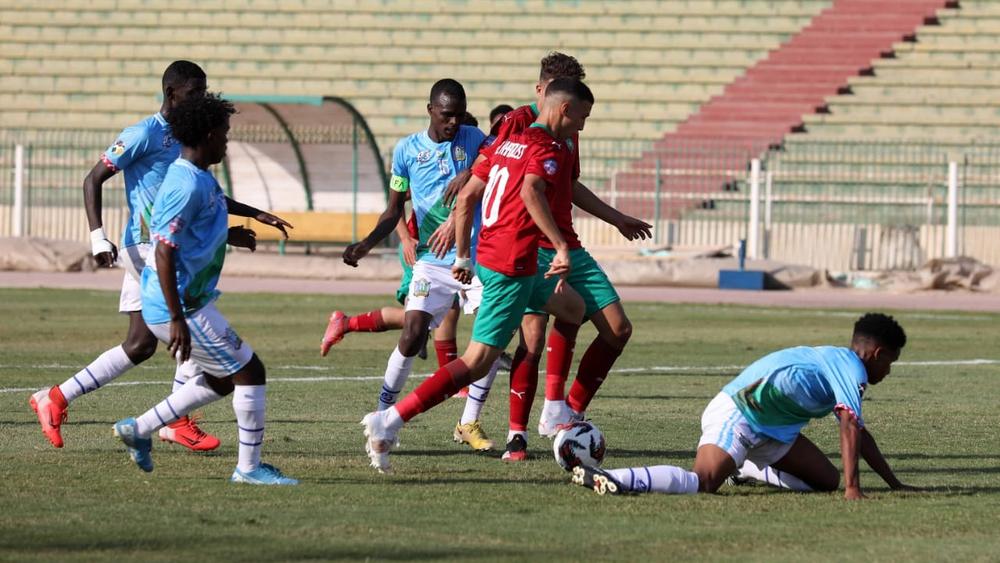 "أشبال الأطلس" يبلغون ربع نهائي "البطولة العربية للشباب" بـ"رباعية" في مرمى جيبوتي