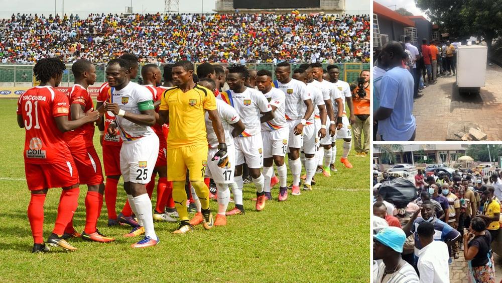 بيع 10 آلاف تذكرة خاصة بـ"قمة الدوري الغاني" في أقل من ساعة وإنزال أمني مكثف لتفادي دخول أشخاص "بدون تذاكر" إلى الملعب