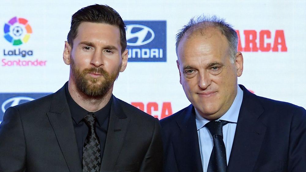 رئيس 'لا ليغا': "إذا لم يقم برشلونة ببيع أي لاعب فمن المستحيل تجديد عقد ميسي"!