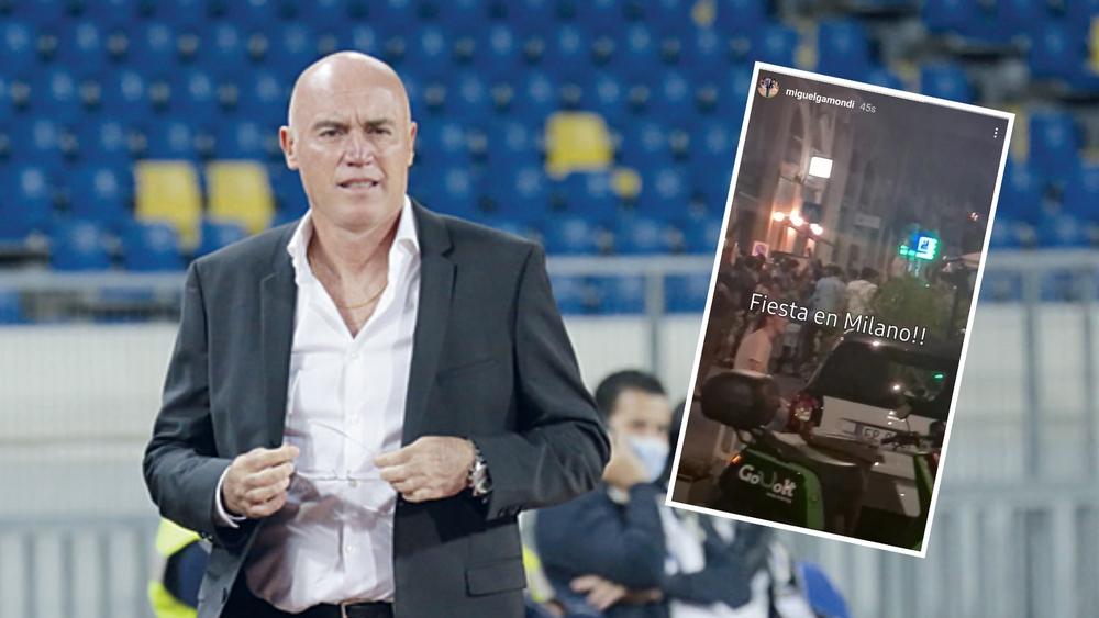 المدرب الأرجنتيني غاموندي يستغل تواجده في إيطاليا لمشاركة الجماهير فرحة التتويج بلقب "يورو 2020" ويكتب "الحفلة في ميلانو"