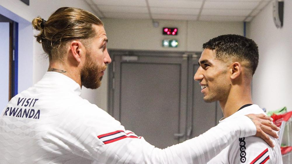 راموس يلتحق بتدريبات سان جيرمان ويلتقي بزميليْ الأمس في ريال مدريد حكيمي ونافاس