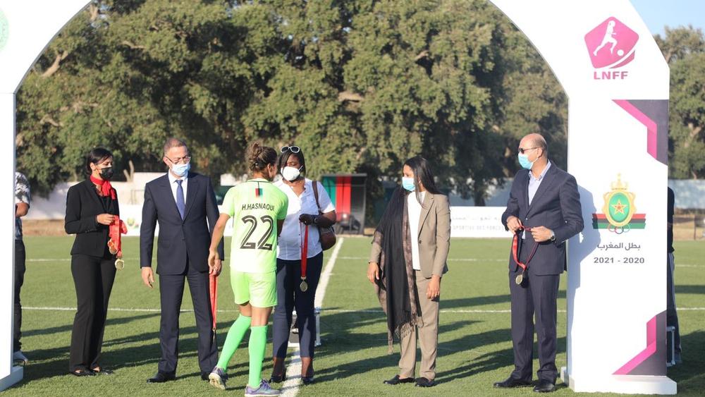 رئيسة العصبة الوطنية لكرة القدم النسوية: "نهنئ إناث الجيش الملكي على تتويجهن باللقب ونتمنى لهن حظا موفقا في البطولة الأفريقية"