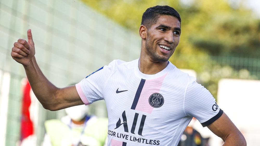 حكيمي يُسجل هدفه الأول بقميص باريس سان جيرمان ويقوده للفوز وديًا على أورليان (1-0)