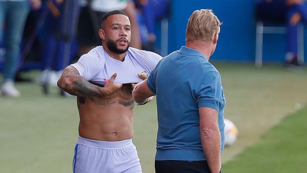 كومان بعد ودية برشلونة وجيرونا (3-1): "ديباي أثبت في أكثر من لقطة أنه لاعب بمستوى عالمي"