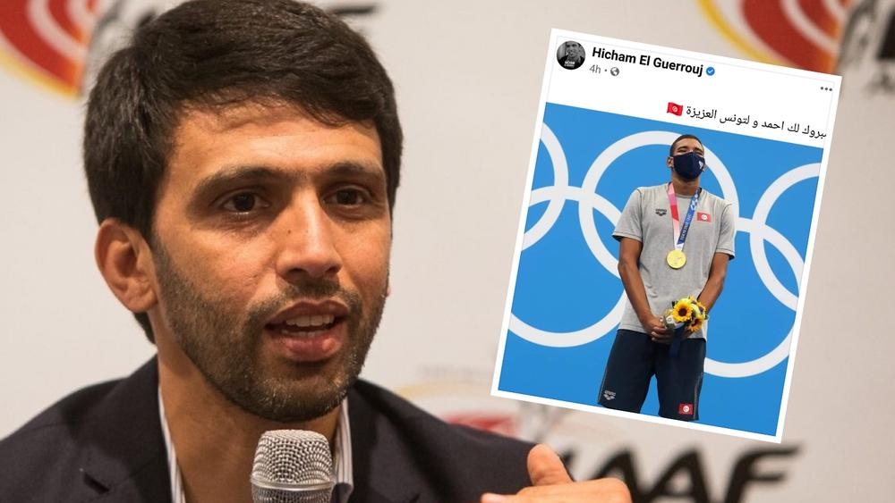 هشام الكروج للسباح الحفناوي المتوج بذهبية "400 متر حرة": "مبروك لك أحمد ولتونس العزيزة"