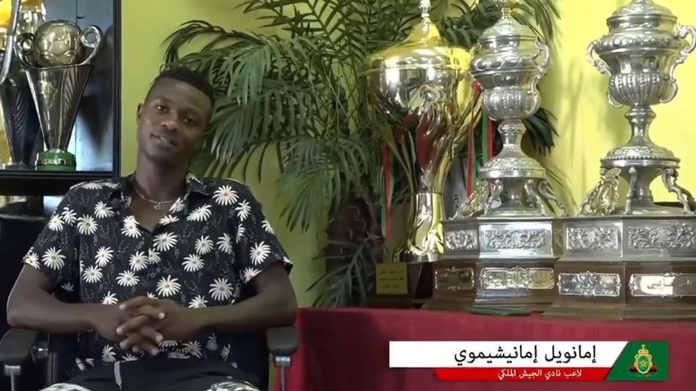 الجيش الملكي يعلن عن صفقته الصيفية الثانية بالتعاقد مع الدولي الرواندي إمانويل مانيشيموي