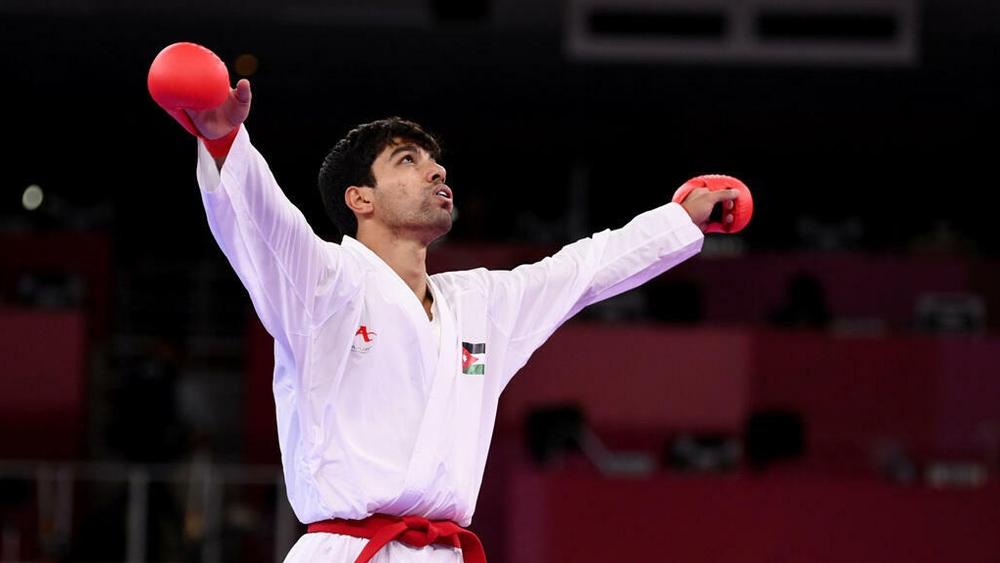 المصاطفة يهدي الأردن "البرونزية" ويصبح أول عربي يحرز ميدالية أولمبية في رياضة "الكراتيه"