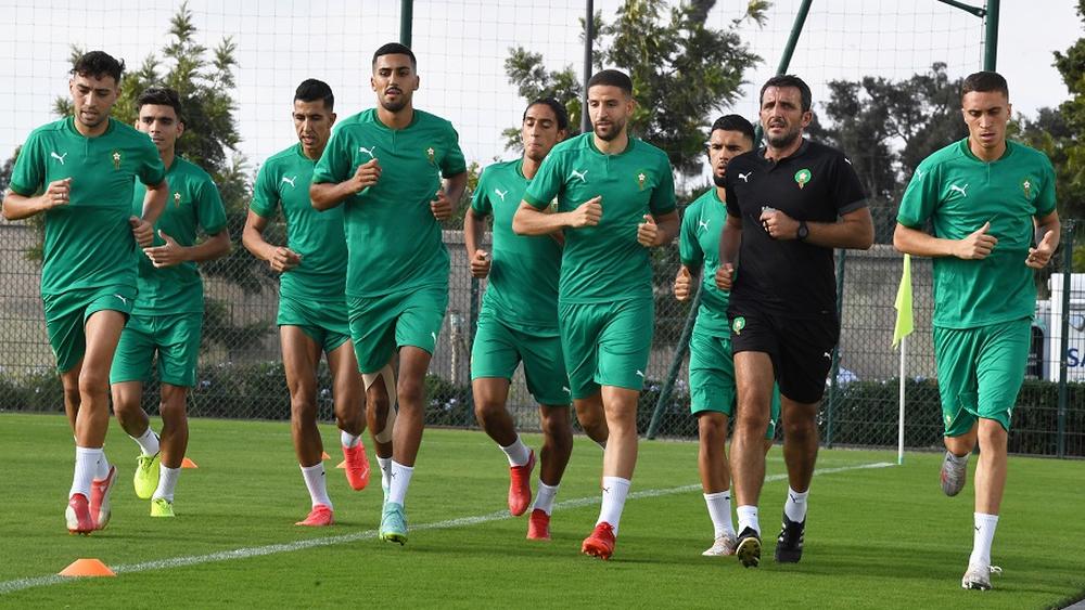المنتخب المغربي يجري أول حصة تدريبية استعدادا لمواجهة السودان في تصفيات مونديال "قطر 2022"