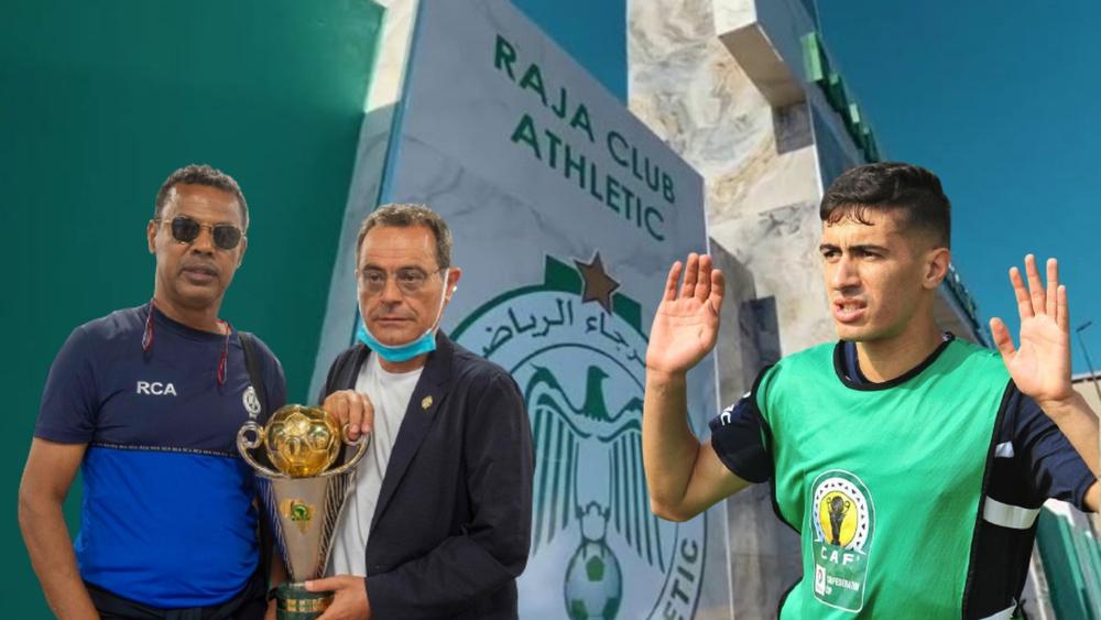 الأندلسي يتراجع عن قرار فسخ عقد مكعازي ويعده بالتدخل لإعادته لتداريب الرجاء بعد استبعاده من طرف الشابي