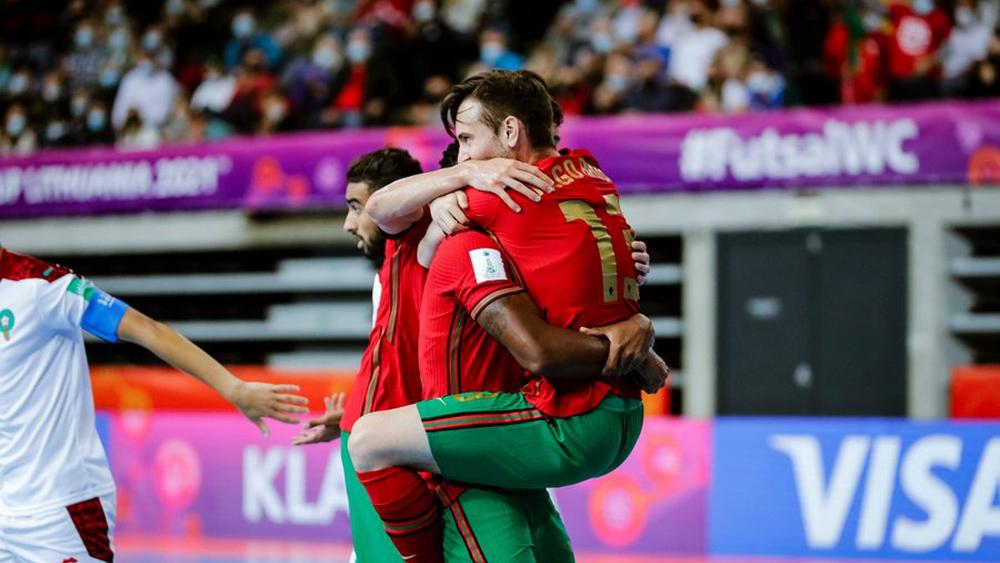 بطلة "اليورو للفوتسال" ورابعة مونديال 2016.. البرتغال بثقلها في اللعبة تستسلم لإرادة المغرب ورِجاله