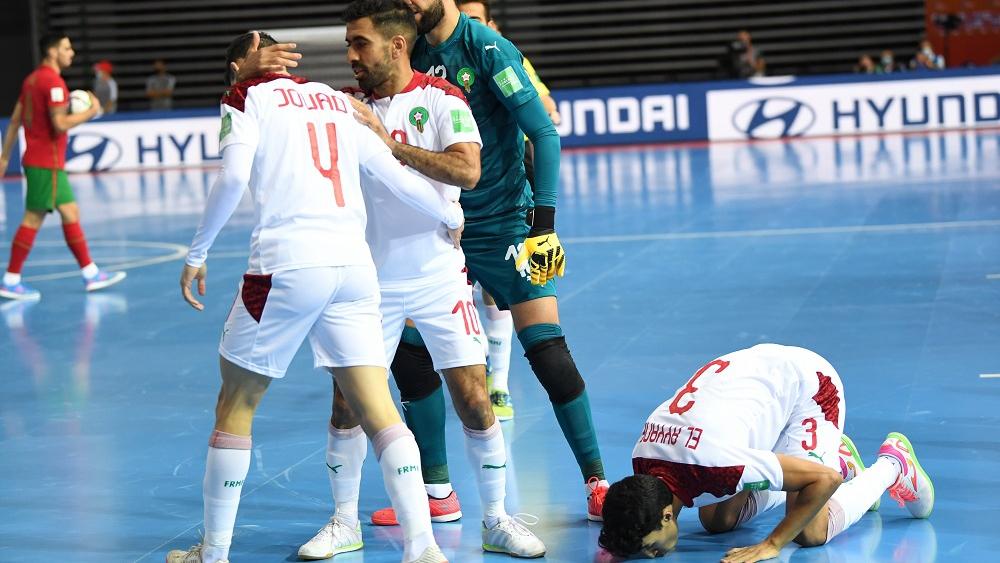 قبل اصطدامه "المرتقب" بفنزويلا.. المنتخب المغربي للفوتسال يرتقي رتبة واحدة في تصنيف اللعبة ويحتل المركز الـ14 عالميا