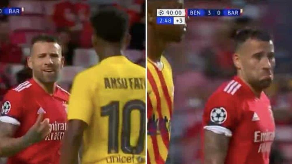 أوتامندي 'يستفز' فاتي بسبب الرقم '10': "من أنت؟ هل أنت ليو؟"