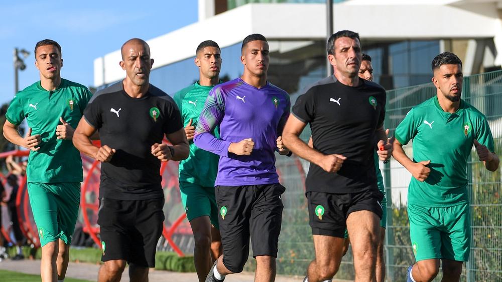 Première séance pour l'équipe nationale