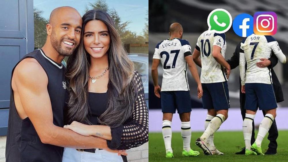 لوكاس مورا: "مع سقوط واتساب وإنستغرام تمكنت من التحدث كثيرًا إلى زوجتي.. إنها واحدة من الأشخاص الطيبين للغاية"