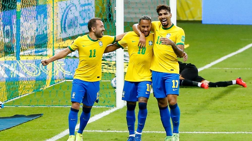 Neymar offre la victoire au Brésil