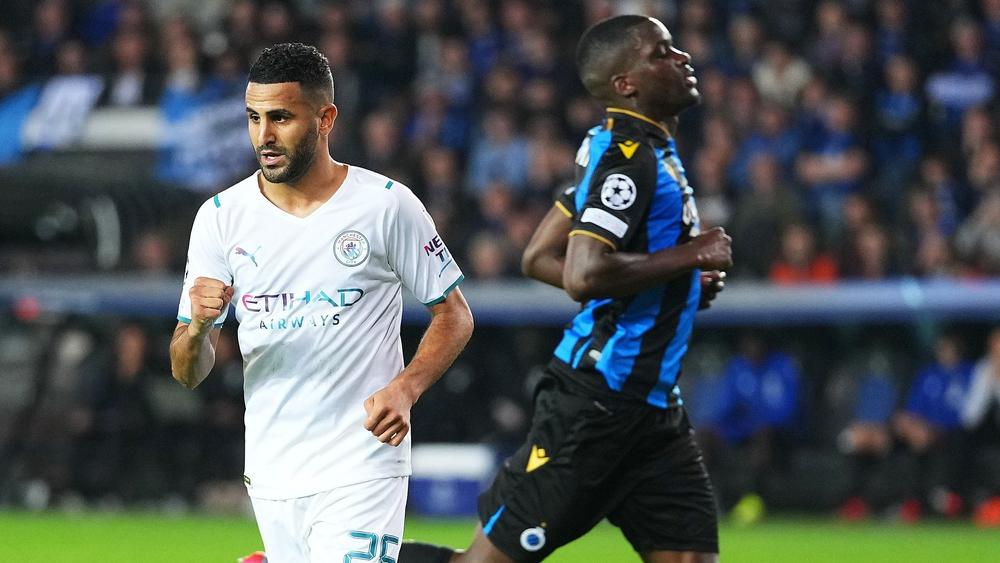 مانشستر سيتي يستعيد نغمة الانتصارات بدوري الأبطال بخماسية في شباك بروج