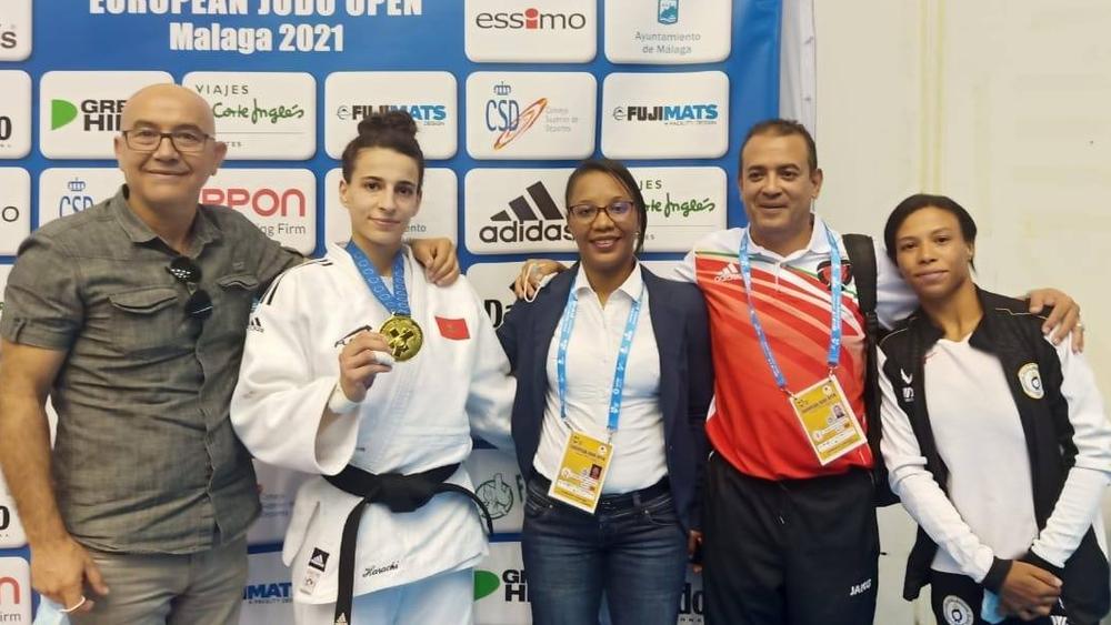 سارة حراشي تهدي الذهب للمغرب في "الدوري الأوروبي المفتوح" للجودو