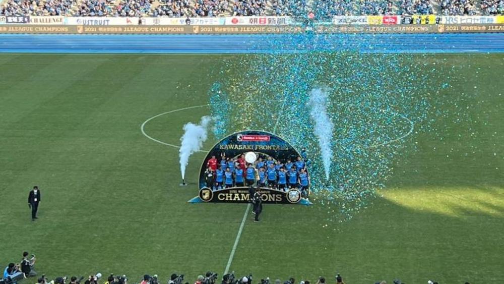 كاواساكي فرونتال يتوج بلقب الدوري الياباني للمرة الثانية على التوالي