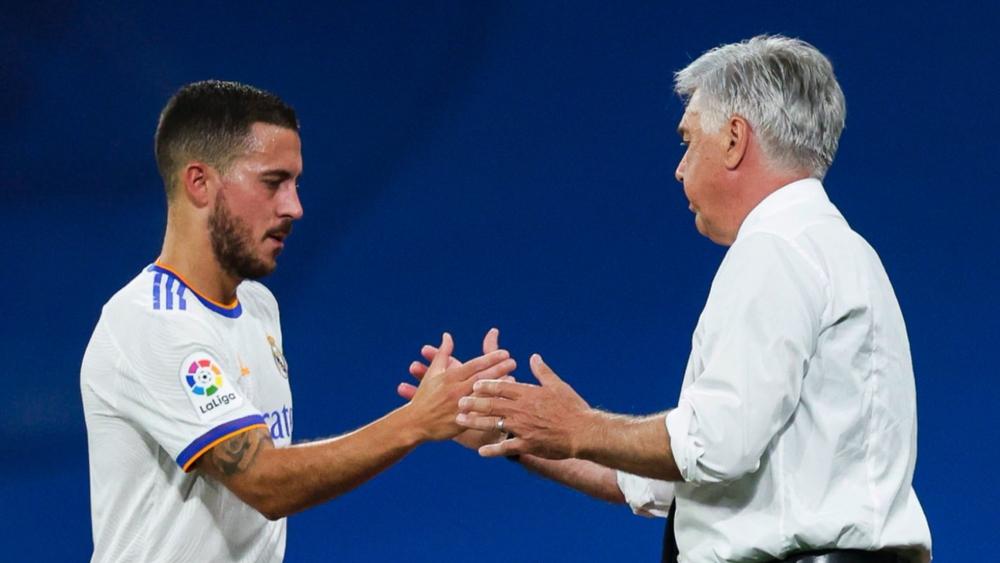 أنشيلوتي: "أشعر بمعاناة هازارد.. عليه أن يحافظ على ثقته بنفسه لكي يحصل فرصته"