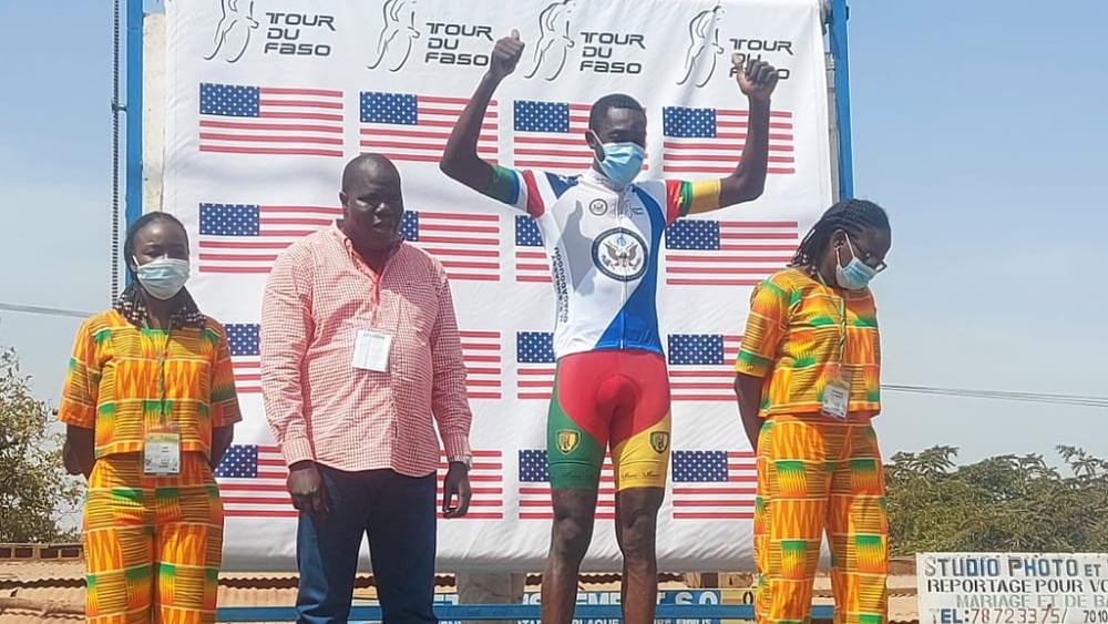 Tour Faso-2021: Le Camerounais Tella Jodele remporte la 9è étape, Bilchlman en jaune