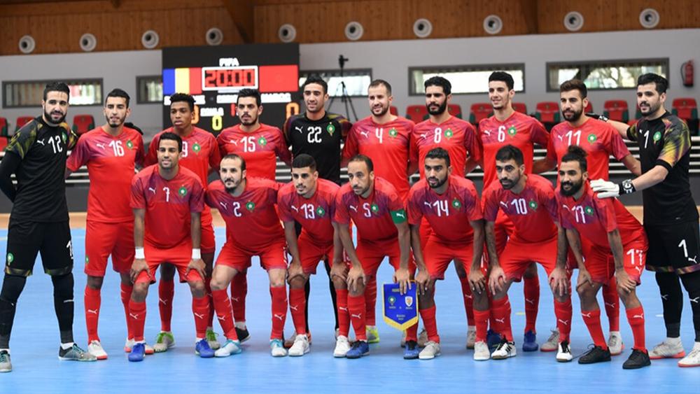 La première séance d'entraînement pour l'équipe nationale de futsal