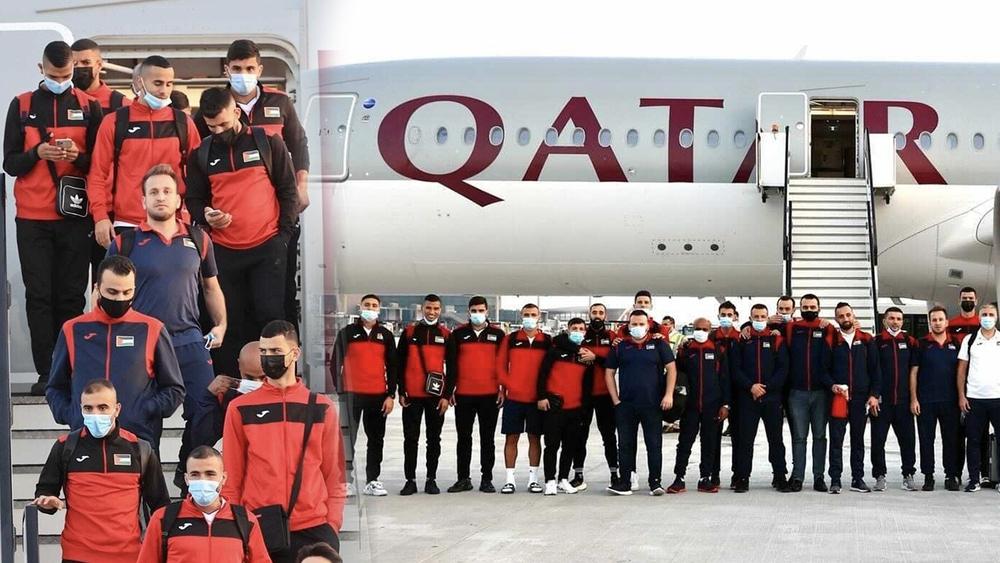 منتخب فلسطين أول الواصلين للدوحة استعدادا لمواجهة المغرب في "كأس العرب"