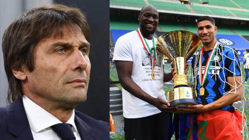 كونتي: "طلبت التعاقد مع لوكاكو لكسر هيمنة يوفنتوس.. وفي الأخير انتقل من الإنتر بضعف المبلغ شأنه شأن حكيمي"