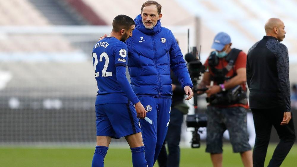 Chelsea : Thomas Tuchel satisfait du rendement de Ziyech face à United