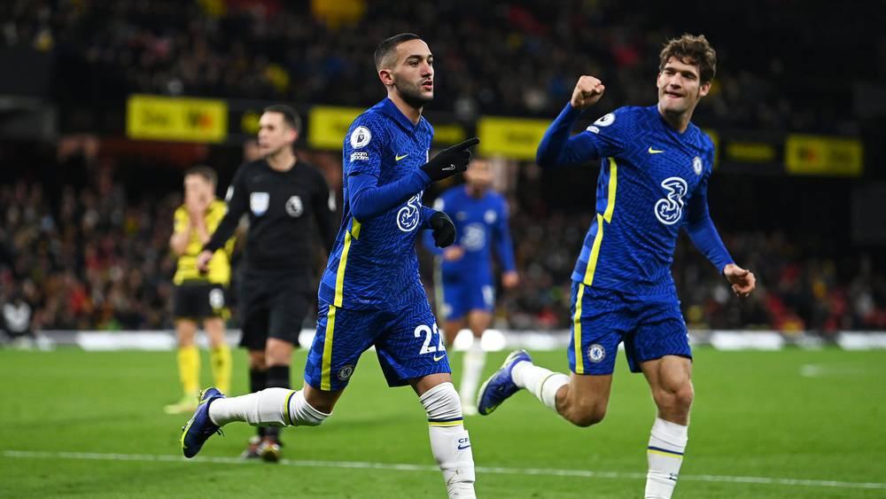Hakim Ziyech buteur face à Watford