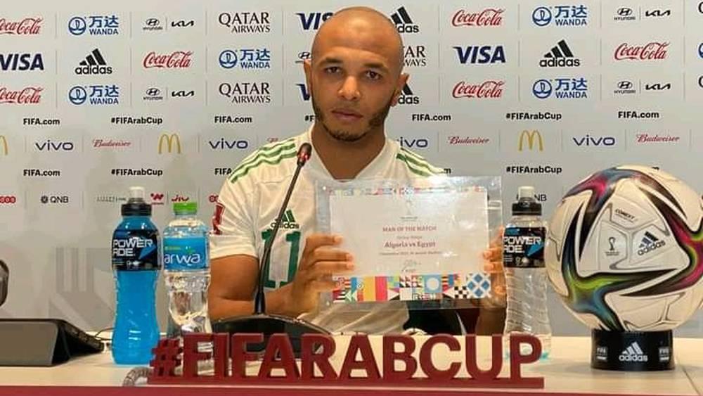 براهيمي: "سنواجه المغرب في ديربي قوي والتتويج باللقب العربي يستلزم عليك منازلة المنتخبات الكبيرة"