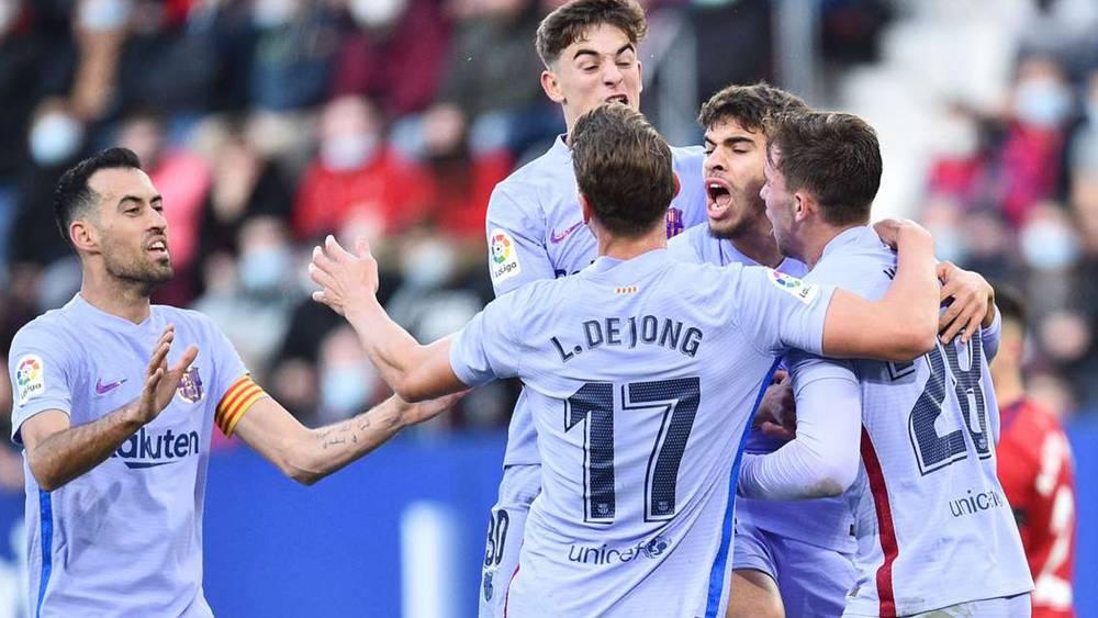 La Liga : le Barça tenu en échec face à Osasuna, Ezzelzouli buteur