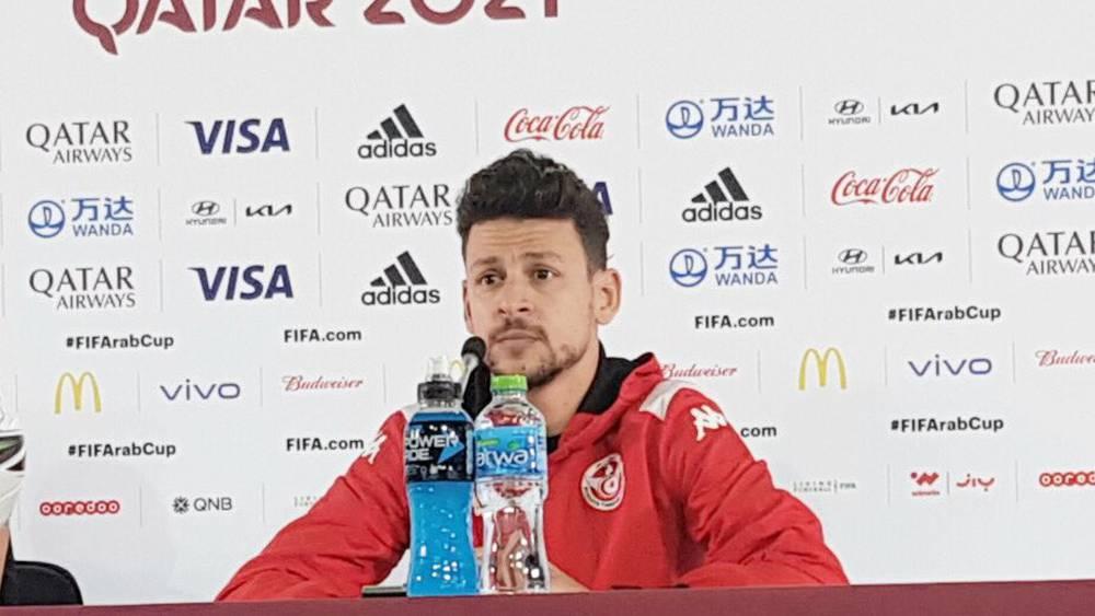 المساكني: "نحن إخوة سواء فازت تونس أو انهزمت الجزائر في نهائي كأس العرب"