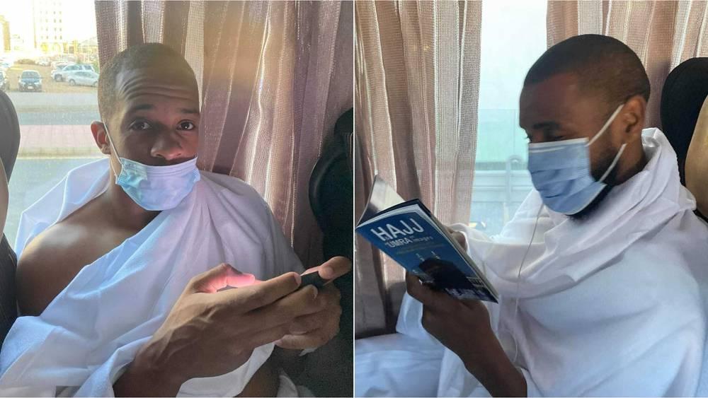 مجموعة المغرب/ لاعبو جزر القمر يستغلون تواجدهم في مكة المكرمة لأداء مناسك العمرة