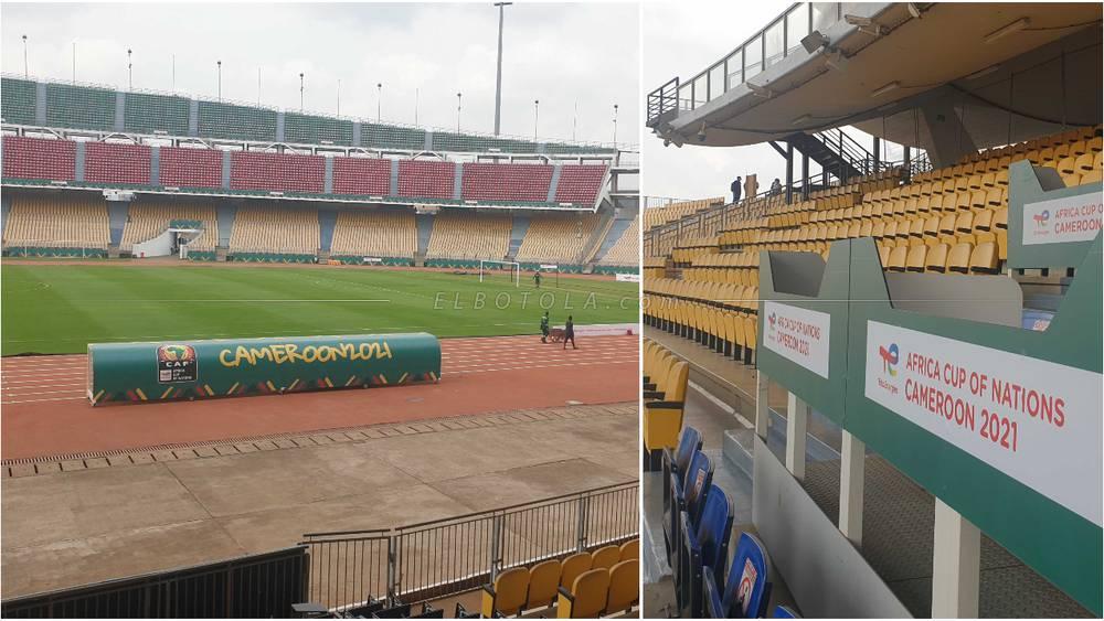 خاص/ "عشب جيد" والأشغال تتواصل ليلا ونهارا.. الكاميرون تُسَرِّعُ وتيرة تجهيز ملعب "أحمدو أهيدجو" المحتضن لمباراة المغرب وغانا