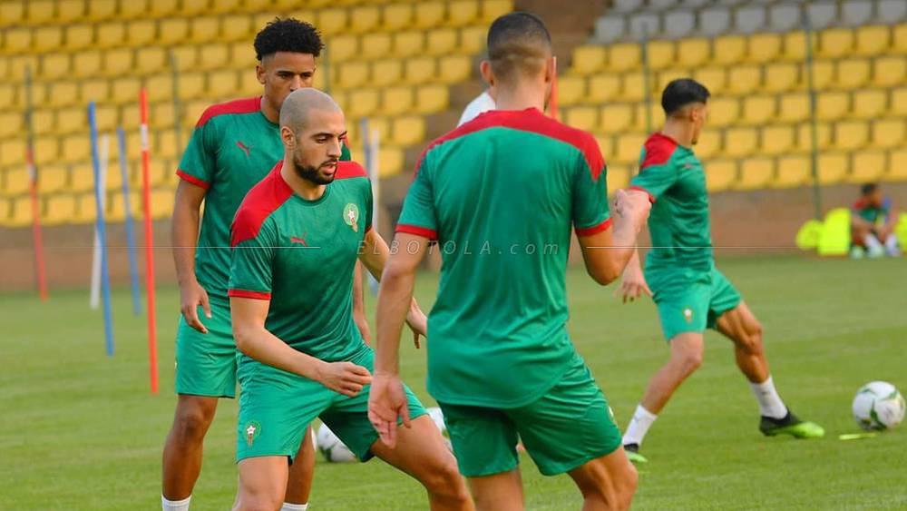 CAN 2021 : Dernière séance d'entraînement de l'EN avant Maroc-Ghana