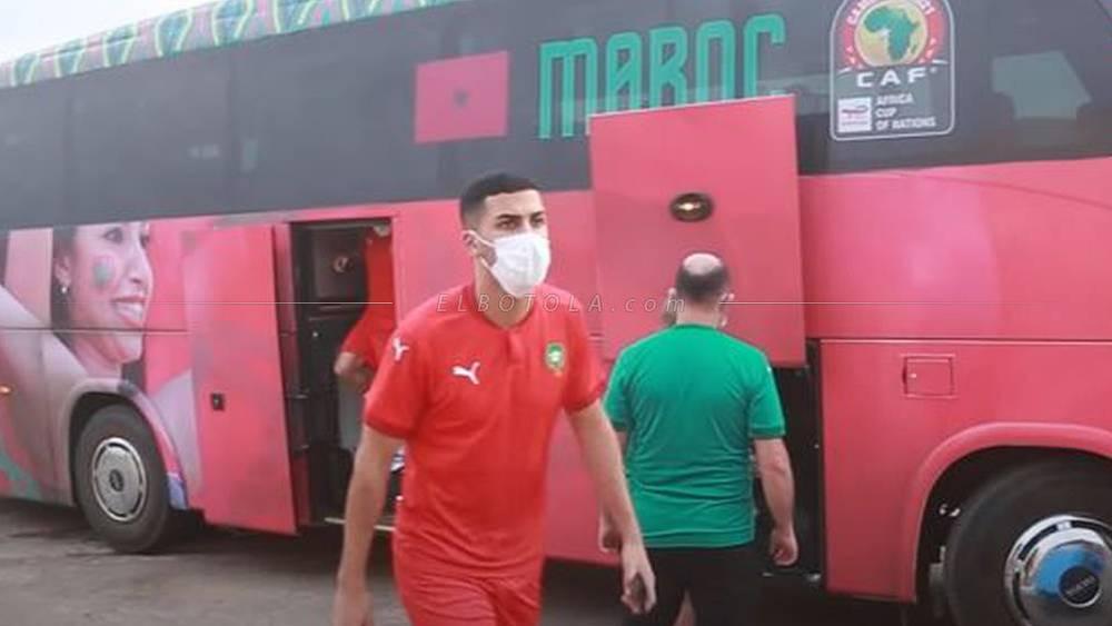 CAN 2021 : Séance d'entraînement des Lions, en présence de Barkok