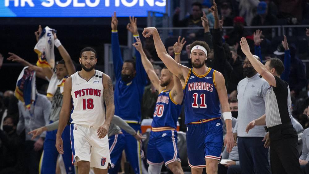 NBA: Thompson et Curry guident les Warriors, New York perd malgré un bon Fournier