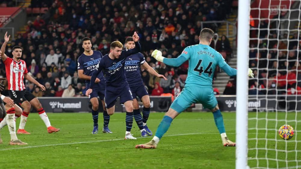 Manchester City est accroché à Southampton