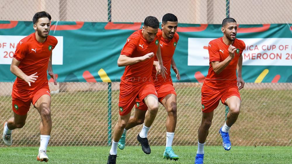 CAN 2021 : Les lions de l'atlas effectuent une nouvelle séance d'entraînement