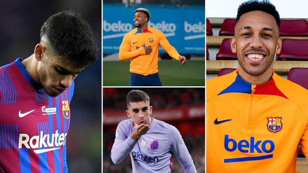 برشلونة يسجل أوباميانغ وتراوري وتوريس في لائحته الخاصة بالدوري الأوروبي ويستبعد الزلزولي