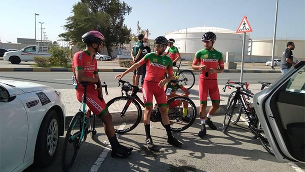 Tour cycliste de Sharjah : Nasr Eddine El Maatouki 3ème, la sélection marocaine 6ème au classement général